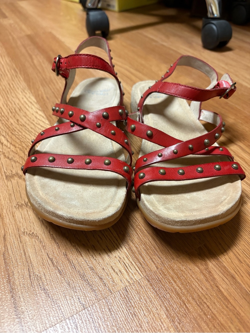 Dansko Brigitte Sandal in Color Tomato - Picture 6 of 7